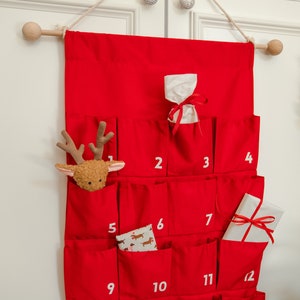 Calendario de adviento de tela para niños Calendario de adviento Calendario de cuenta regresiva de Navidad Calendario de adviento para niños Calendario de adviento personalizado Moderno