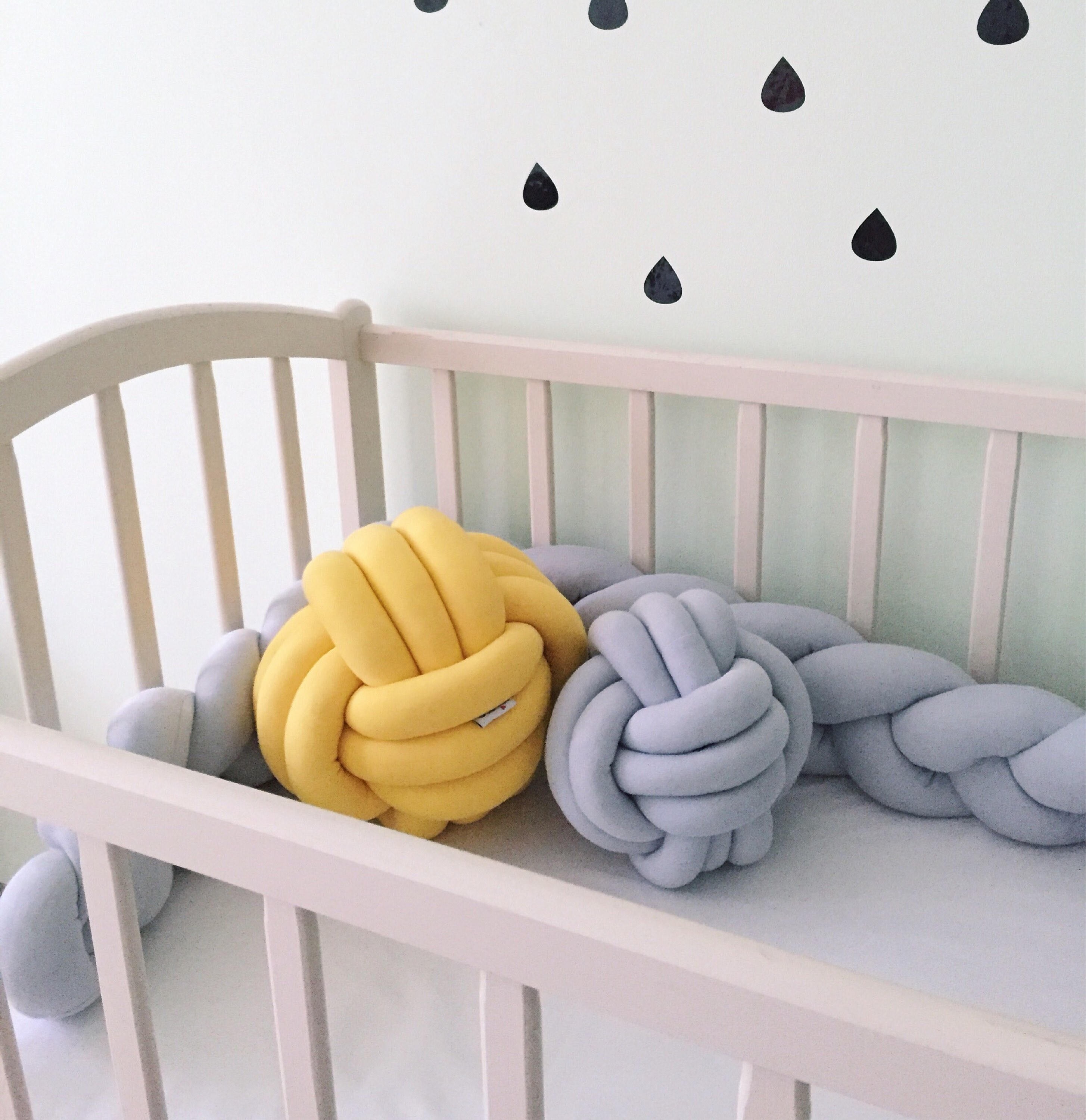 Knot pillow nursery decor knot cushion decorative pillows Etsy