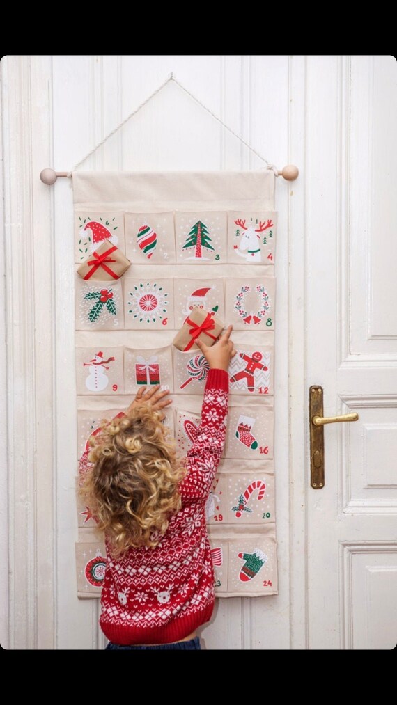 Advent calendar kit for kid READY TO SHIP personalized | Etsy