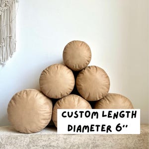 Bolster insert Custom size Decorative pillow insert 6&quot;