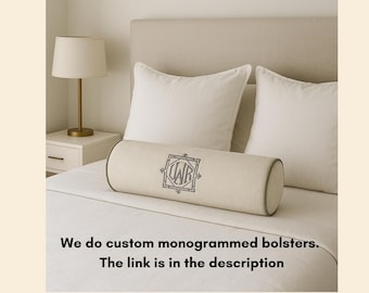 Buy Custom Velvet Bolster Pillow With Piping: Long Lumbar Cushion