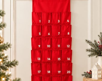 Toddler Advent calendar Personalized Reusable Handmade Christmas gift