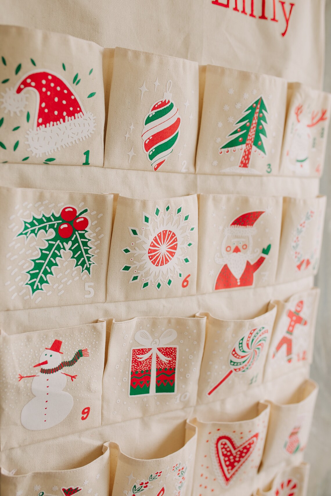 Advent calendar kit for kid READY TO SHIP personalized | Etsy