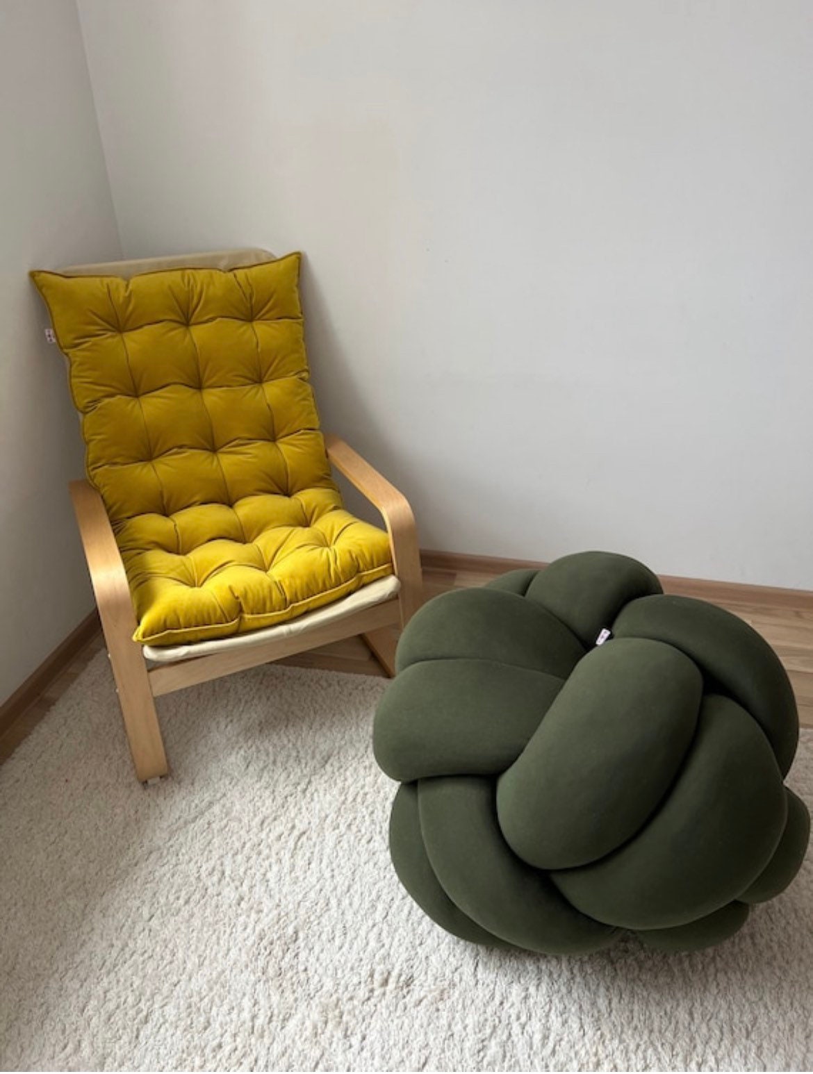 Knot footstool sale