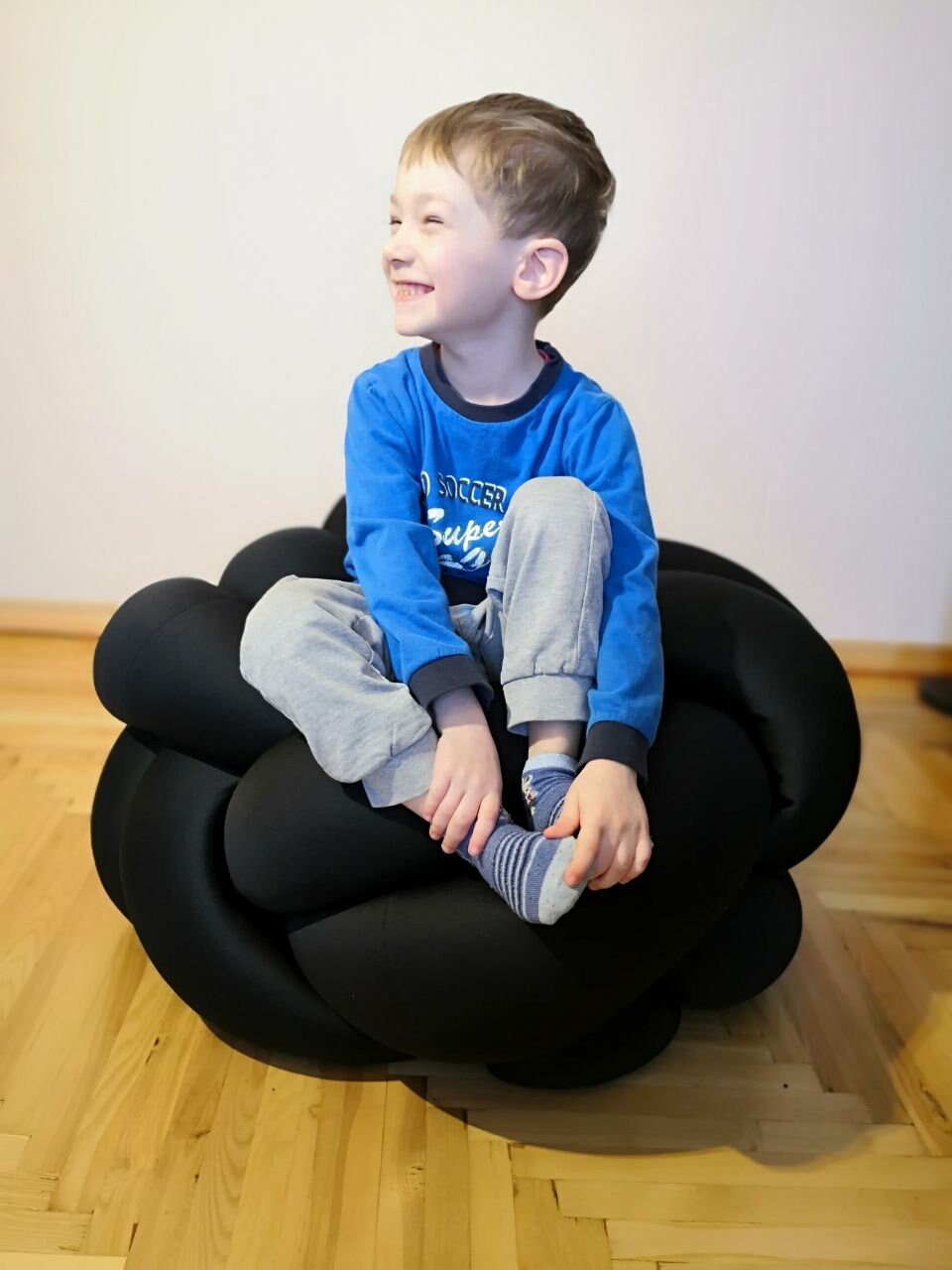 Knot Pouf Ottoman Etsy