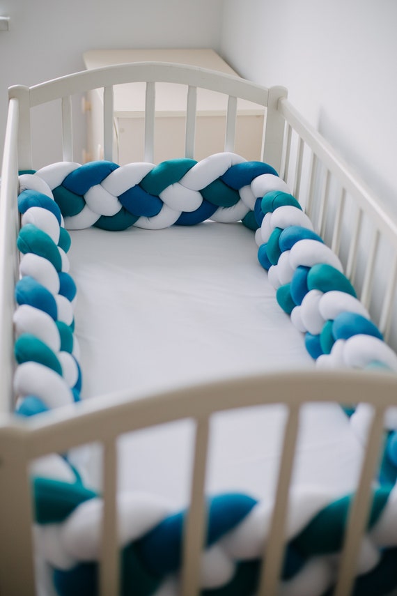 double braided crib bumper