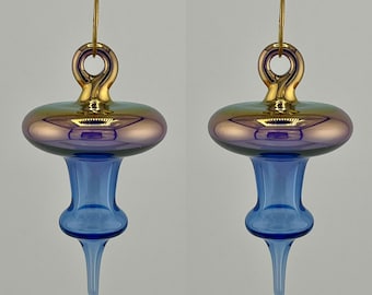 Set of 2 Classic Light Blue Ornaments