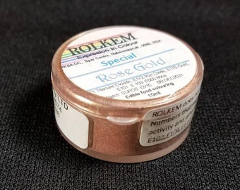 Rose Gold Metallic &quot;Special&quot; Dust By Rolkem Rose Gold Highlighter Dust DUS319