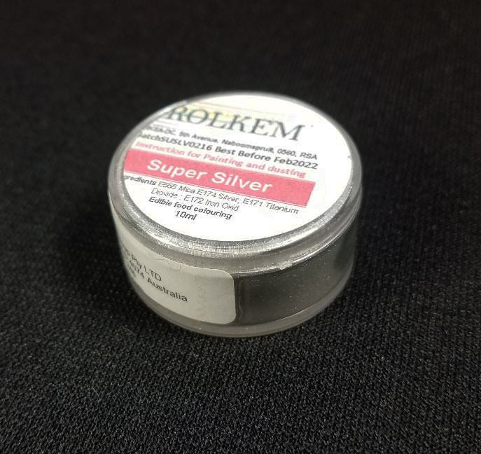 Silver Metallic Super Dust By Rolkem Silver Highlighter Dust DUS241