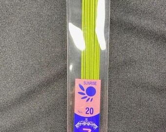 Sunrise 20 Lt. Green Paper Covered Wire