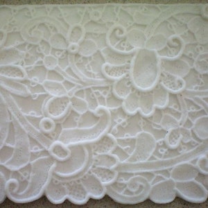 Floral Lace 2 Border Wide Silicone Lace Press By Sugar Delites PRE053