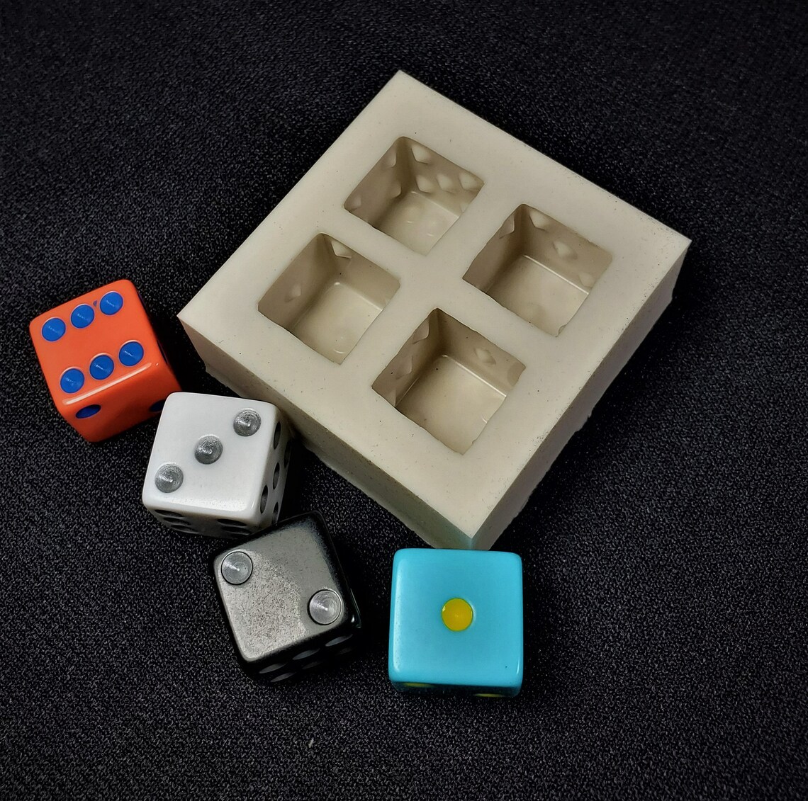 Dice Silicone Mold by Sugar Delites MOL272 Etsy