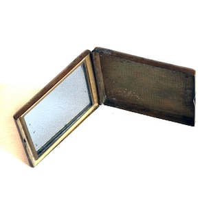 Vintage  Mirror,  Compact Mirror, Metal Case Pocket Mirror, Purse Makeup