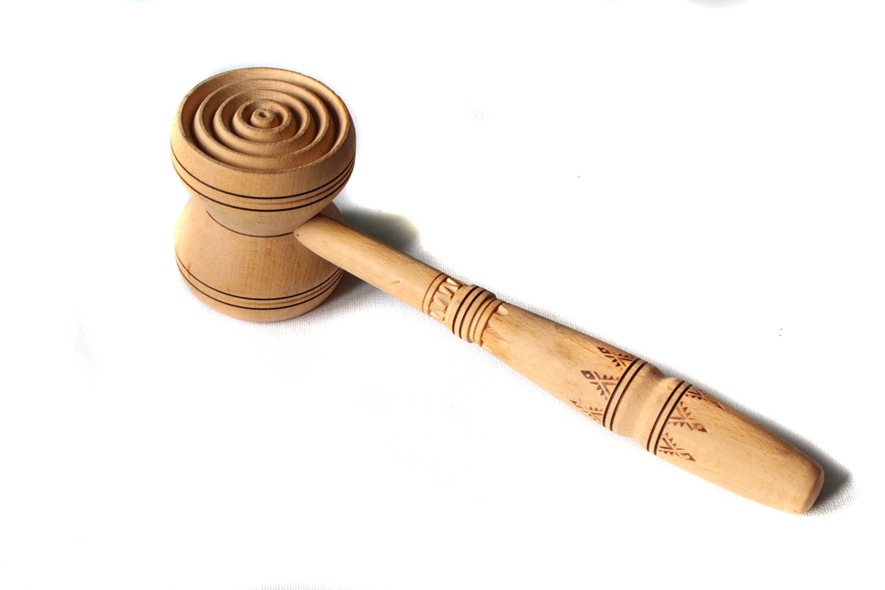 Luxury Kitchen Utensils And Timeless Home Essentials | Super Sturdy Apollo Meat Tenderizer Wooden Hammer Steak Metal Mallet Kitchen Tool - Durable Double Sided For Meat, Beef And Chicken Suya