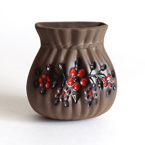 Hanging Ceramic Pottery Wall Planter, Pocket, Vase, on Fence, Wall,