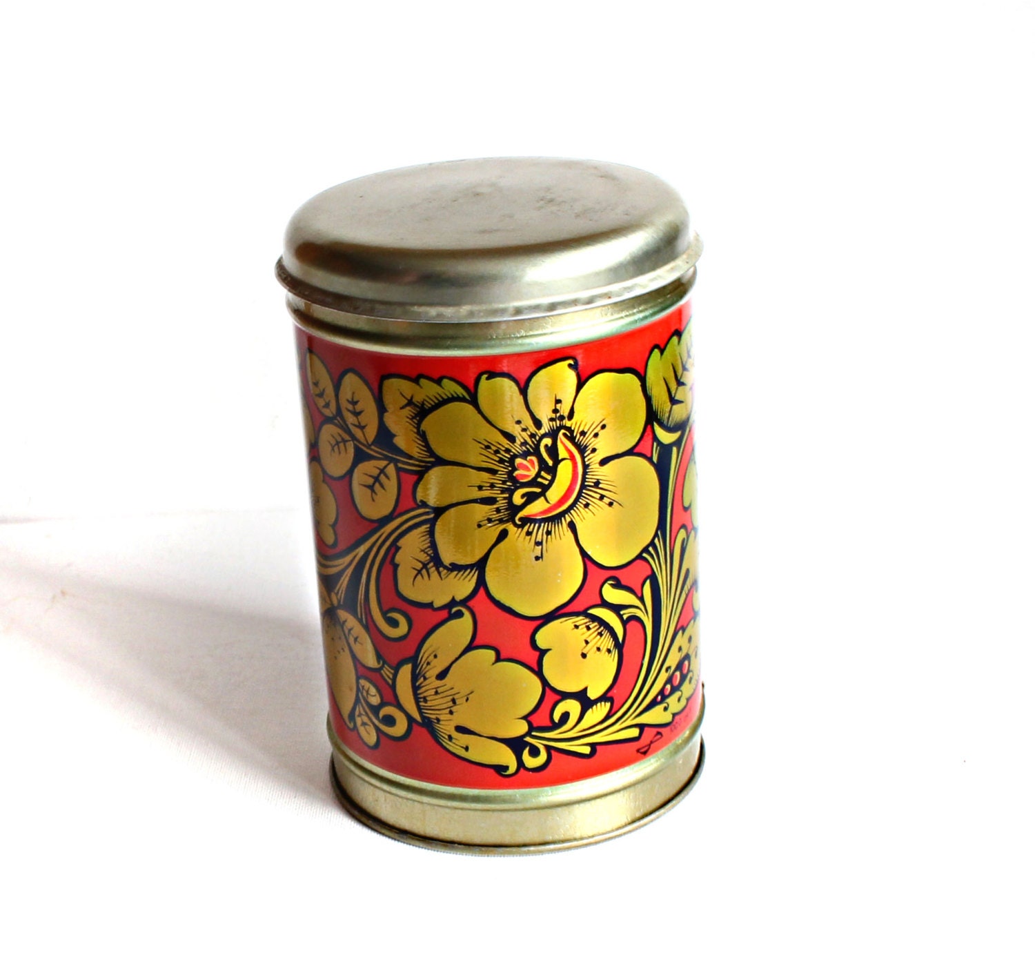 Tin Vintage Food Containers Food Storage tin Food Canister Etsy