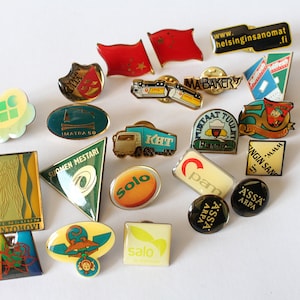 Set of  Pins, Hat Pin, Vintage Metal Pins, Finnish