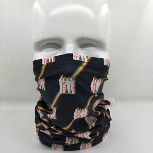 Phish Retro Rainbow Silhouette Face Mask/ Neck Gaiter