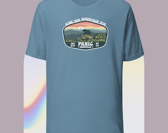 Camiseta unisex mezclada de pánico generalizado Asheville 2024