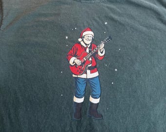 Widespread Panic JB Santa Claus Little Lilly Long Sleeve shirts on Comfort Colors