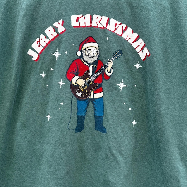 JERRY CHRISTMAS Long Sleeve shirts on Comfort Colors