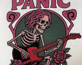 Widespread Panic vintage Skeleton Mikey86 ( available on Next Level or Comfort Colors brand shirts)
