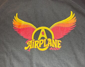 Vintage 80's Widespread Panic Airplane Graphic Tee
