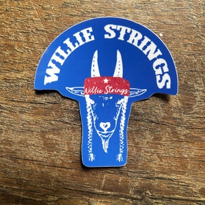 Willie Strings Sticker