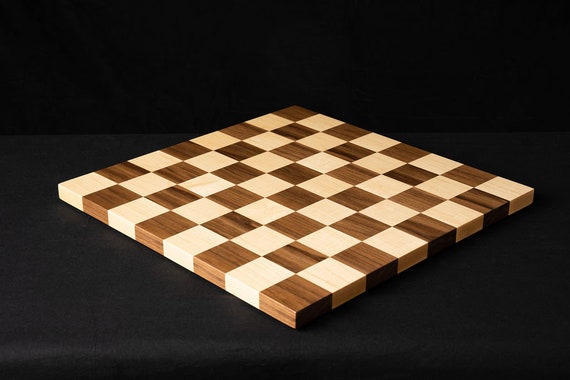 Maple Wood Chess Board and Checkers Set + Reviews