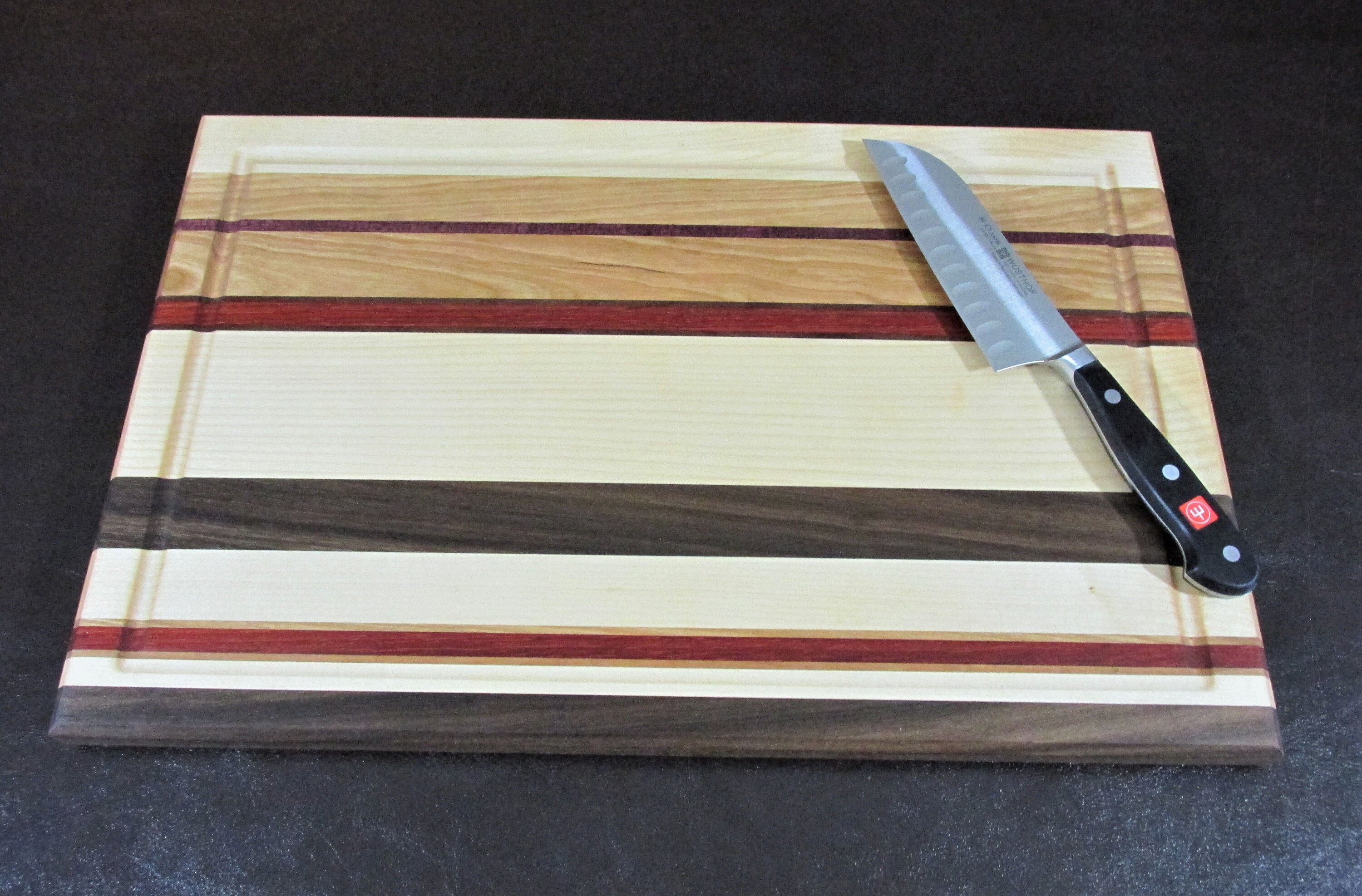 Exotic hardwood cutting board. large meat carving cutting Etsy