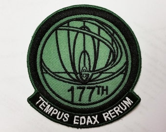 177th Temporal Recon Unit "Tempus Edax Rerum" Insignia Patch