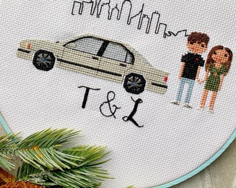 Extra Embellishment for Cross Stitch Portrait