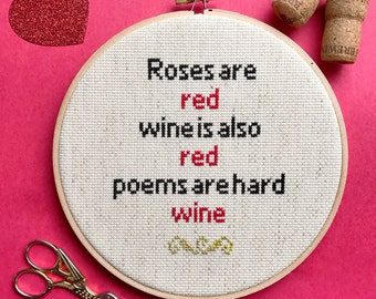 Wine Cross Stitch