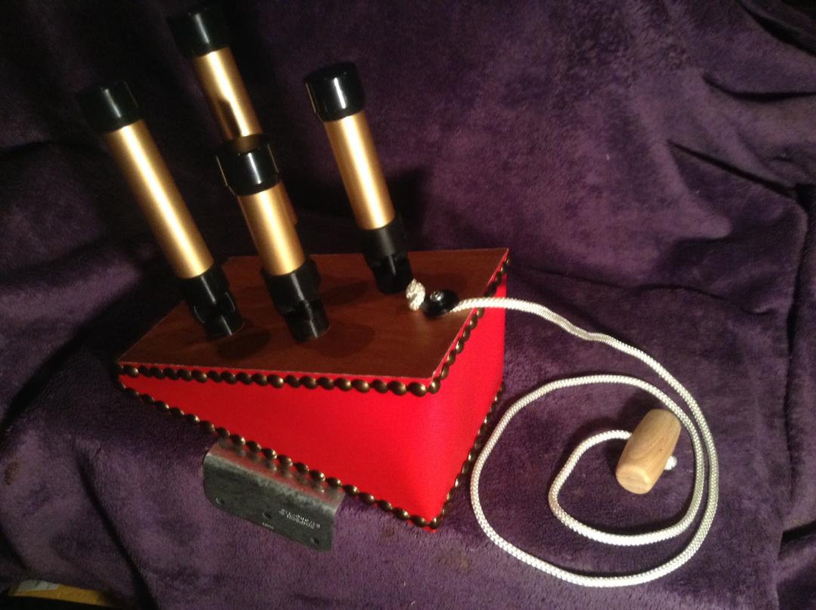 Train Whistle in Bright RED Bellows Whistle Railroad Sound. Etsy UK