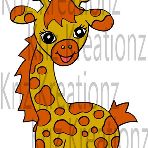 Giraffe SVG Cut File