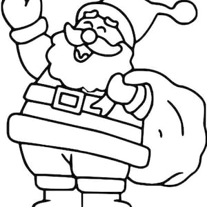 SantaClaus geschetst