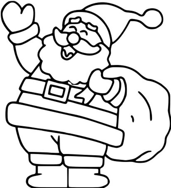 Santa claus outline deals