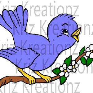 Blue Bird SVG Cut File
