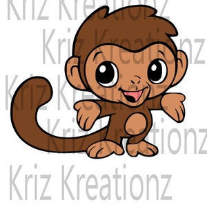 Monkey SVG Cut File