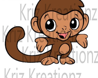 Monkey SVG Cut File