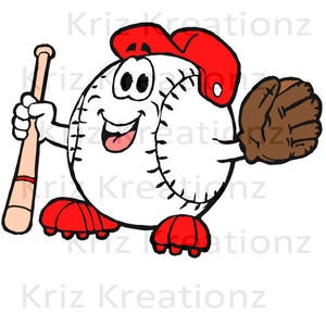Baseball Cartoon Svg-Datei