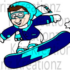 Snowborder SVG Cut File