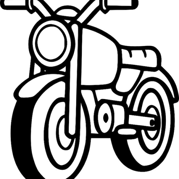 Moped OUTLINE SVG Datei