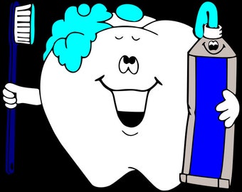 Mr. Tooth SVG Cut File