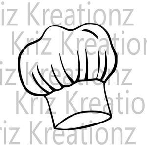 Chef Cap SVG Cut File