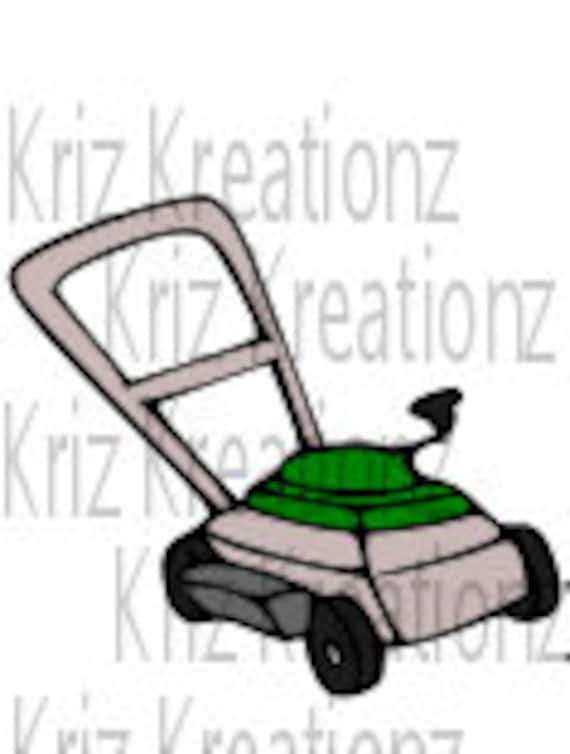 Download Lawn Mower SVG Cut File | Etsy