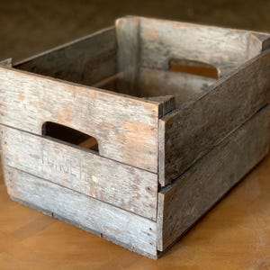 Wood Apple Crate Wooden box Home decor Home Storage