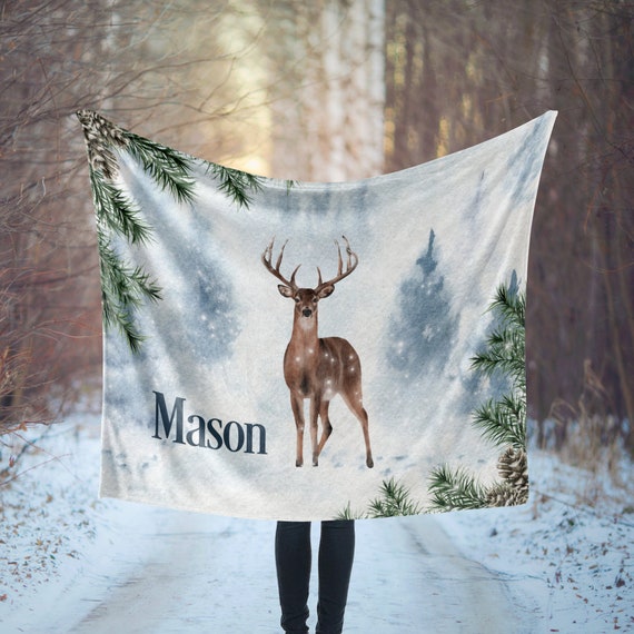 Deer 2025 sherpa blanket