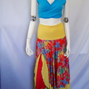 Gypsy Dance Skirt,Flamenco Skirt,Belly Dance,Circular Skirt,Ruffled Skirt,Tribal Dance,Baladi,Made in Quebec, Made in Canada image 7