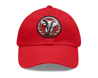 Gorra de béisbol color carmesí y crema con temática de elefante / Regalo para hermanas